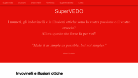 What Supervedo.it website looked like in 2022 (3 years ago)