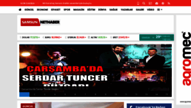 What Samsunnethaber.com website looked like in 2022 (1 year ago)
