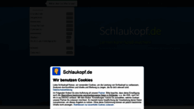 What Schlaukopf.de website looked like in 2022 (1 year ago)