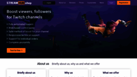 What Streamhub.world website looked like in 2022 (1 year ago)