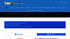 What Sims4downloads.net website looked like in 2022 (3 years ago)