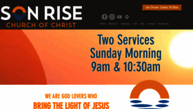What Sonrisechurchofchrist.com website looked like in 2022 (1 year ago)