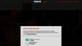 What Securepoint.de website looked like in 2022 (1 year ago)