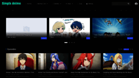 What Simpleanime247.com website looked like in 2022 (1 year ago)
