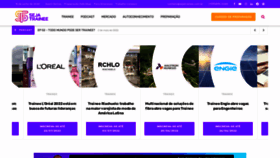 What Sejatrainee.com.br website looked like in 2022 (1 year ago)