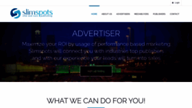 What Slimspots.com website looked like in 2022 (1 year ago)