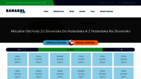 What Sanakol.sk website looked like in 2022 (1 year ago)