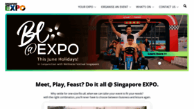 What Singaporeexpo.com.sg website looked like in 2022 (1 year ago)