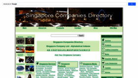 What Singapore-companies-directory.com website looked like in 2022 (1 year ago)