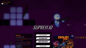 What Suprem.io website looked like in 2022 (1 year ago)