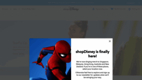 What Shopdisney.asia website looked like in 2022 (1 year ago)