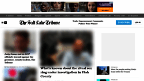 What Sltrib.com website looked like in 2022 (1 year ago)
