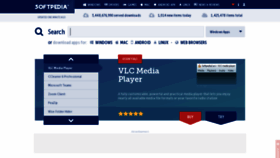 What Softpedia.com website looked like in 2022 (1 year ago)