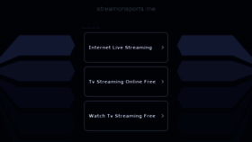 What Streamonsports.me website looked like in 2022 (1 year ago)