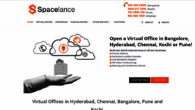 What Spacelance.com website looked like in 2022 (1 year ago)