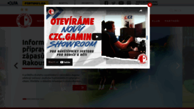What Slavia.cz website looked like in 2022 (1 year ago)