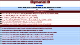 What Skymovieshd.blog website looked like in 2022 (1 year ago)