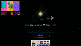 What Starblast.io website looked like in 2022 (2 years ago)