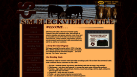 What Smfleckvieh.com website looked like in 2022 (1 year ago)
