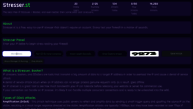 What Stresser.st website looked like in 2022 (4 years ago)
