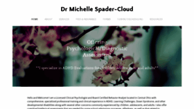 What Spaderpsychology.com website looked like in 2022 (1 year ago)