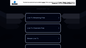 What Streamhd247.live website looked like in 2022 (1 year ago)