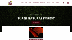 What Supernaturalforest.net website looked like in 2022 (1 year ago)