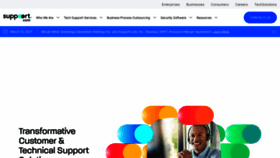 What Support.com website looked like in 2022 (1 year ago)