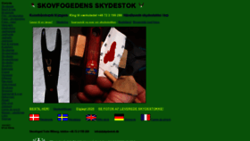What Skydestok.dk website looked like in 2022 (1 year ago)