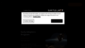 What Sateliot.space website looked like in 2022 (1 year ago)
