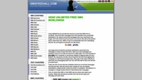 What Smsfree4all.com website looked like in 2022 (1 year ago)