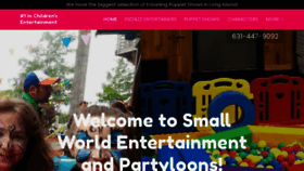 What Smallworldentertainment.com website looked like in 2022 (1 year ago)