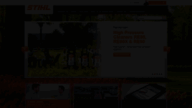 What Stihl.in website looked like in 2022 (1 year ago)