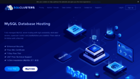 What Sqlclusters.com website looked like in 2022 (2 years ago)