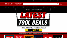 What Sydneytools.com.au website looked like in 2022 (1 year ago)