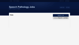What Speechpathologyjobs.com website looked like in 2022 (1 year ago)