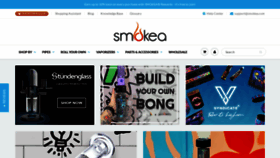 What Smokea.com website looked like in 2022 (1 year ago)
