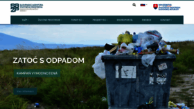 What Sazp.sk website looked like in 2022 (1 year ago)
