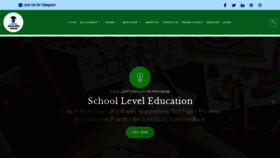 What Studywithgenius.in website looked like in 2022 (1 year ago)