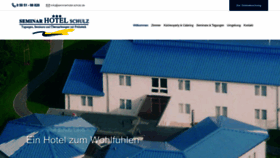 What Seminarhotel-schulz.de website looked like in 2022 (1 year ago)