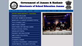 What Schedujammu.nic.in website looked like in 2022 (1 year ago)