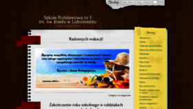 What Sp1lubomierz.pl website looked like in 2022 (1 year ago)
