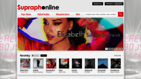 What Supraphonline.cz website looked like in 2022 (1 year ago)