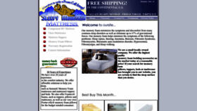 What Sleepymountainmattress.com website looked like in 2022 (1 year ago)