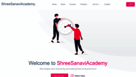 What Shreesanaviacademy.com website looked like in 2022 (1 year ago)
