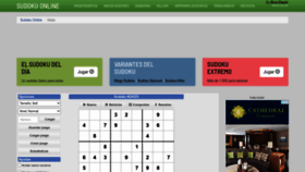 What Sudoku-online.org website looked like in 2022 (1 year ago)