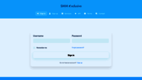 What Smmexclusive.com website looked like in 2022 (1 year ago)