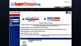 What Supershopper.org website looked like in 2022 (1 year ago)