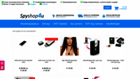 What Spyshop4u.nl website looked like in 2022 (1 year ago)