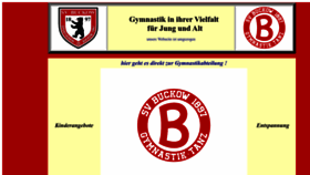 What Svbuckow-gymnastik-tanz.de website looked like in 2022 (1 year ago)